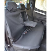 Isuzu D-max 2012 - 2021 - Rear Seat Covers - With Armrest - Black